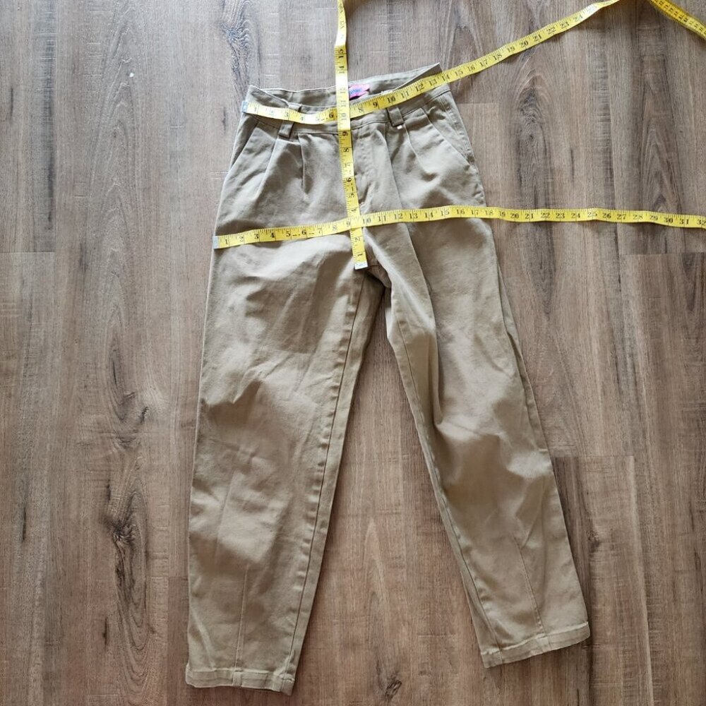 Edikted High Waisted Pleated Barrel Pants Ankle Crop 100% Cotton - Picture 4 of 8